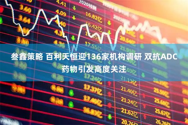 叁鑫策略 百利天恒迎136家机构调研 双抗ADC药物引发高度关注